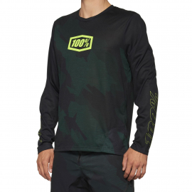 100% Airmatic Long Sleeve Limited Edition Jersey 2022 Black Camo S