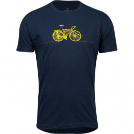 Men's Graphic T-Shirt  Navy Bike  Size L