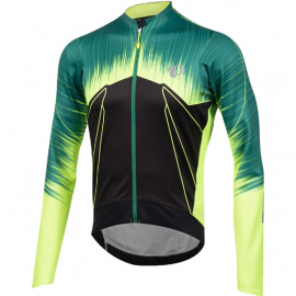 Men's PRO Pursuit Wind Thermal Jersey, PRO Pepper Green, Size S