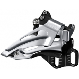 Deore M618-E double front derailleur  E-type  top swing  dual pull