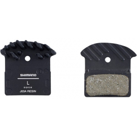 J03A disc brake pads and spring  alloy backed with cooling fins  resin